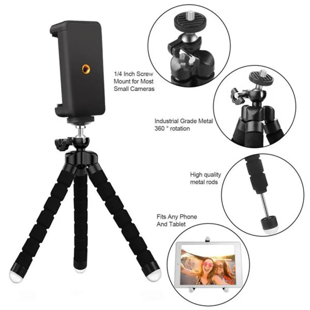 DUSZAKE гибкий Gorillapod Осьминог Мини штатив для камеры Настольный Штатив телефона