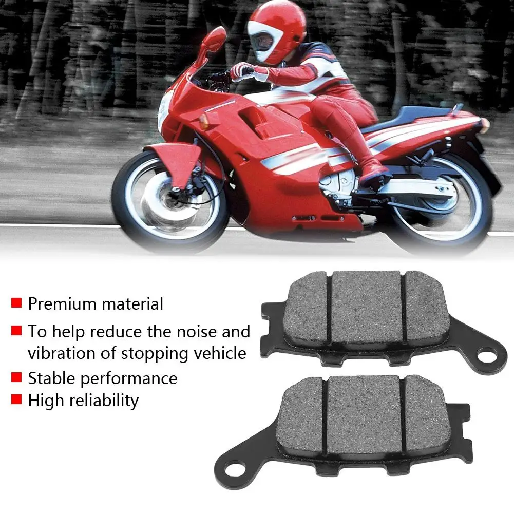 2 шт. мотоциклетные дисковые Тормозные колодки для HONDA CBR600 1991-2007 шумоподавление и