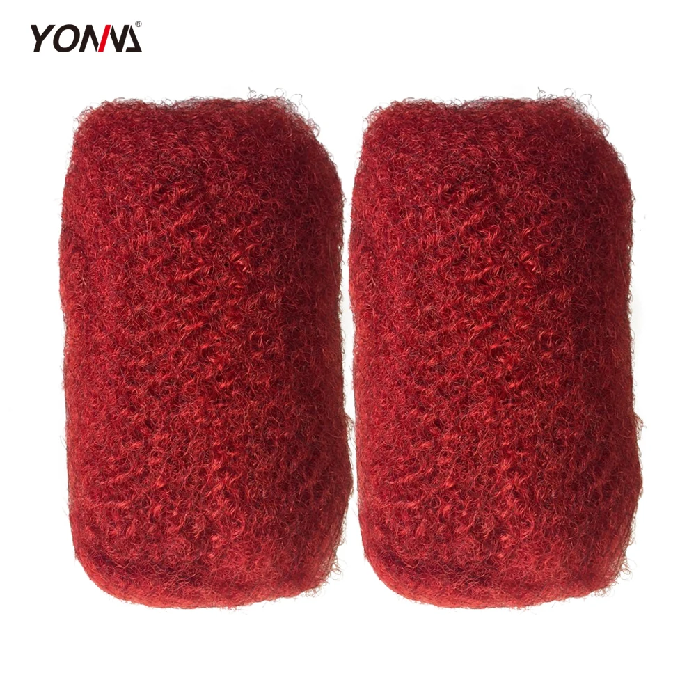 

Tight Afro Kinky 100% Human Hair 4 Bundles, 1oz Each. Natural Color for Extensions,Ideal for Making Dreadlocks and Hair Twists
