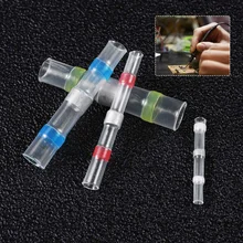 120 pcs Misto Tamanho Heat Shrink Sordering Terminais Isolados Conectores Bunda Solda Da Luva Tubo Fio Elétrico À Prova D' Água Kit(China)