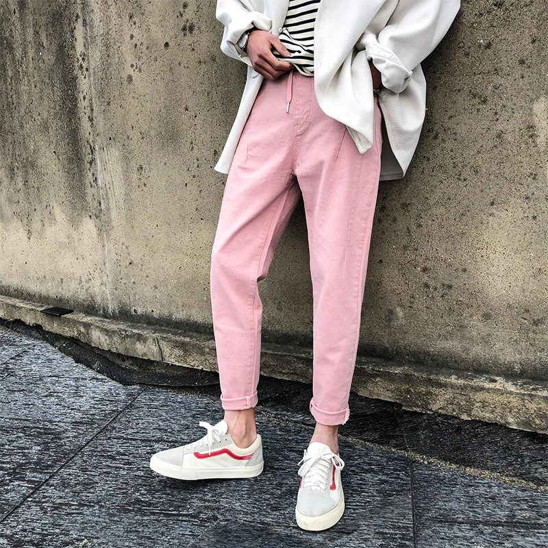 pink jeans outfit