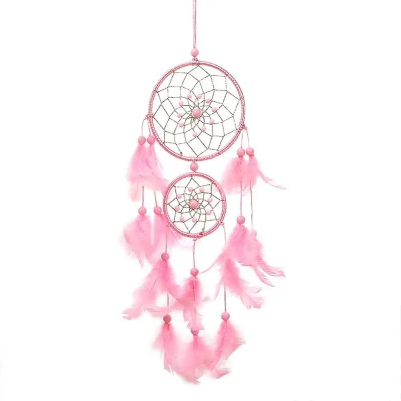 

Pink Dream Catcher Girls Dreamlike Feather Dreamcatcher Home Room Decor