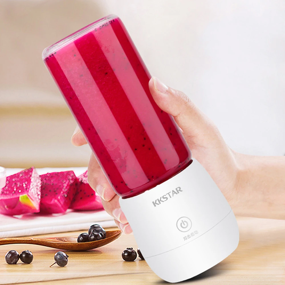 

Rechargeable Electric Portable Juicer Fruit Vegetable Juice Mixer Six-Leaf Stainless Steel Blade Juicer For Home Office