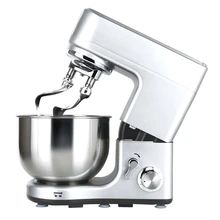 Миксер GEMLUX GL-SM777GR(мощность 1200Вт, 6 скоростей, 3 мешалки двойной крюк, плоский битер, цельномет.венчик