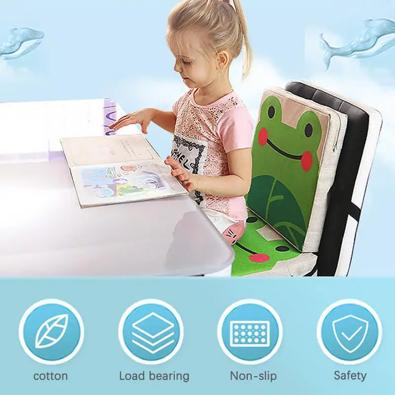 

New Baby Dining Chair Booster Cushion Removable Kids Highchair Seat Pad Star Chair Heightening Cushion Child Chair Seat Product
