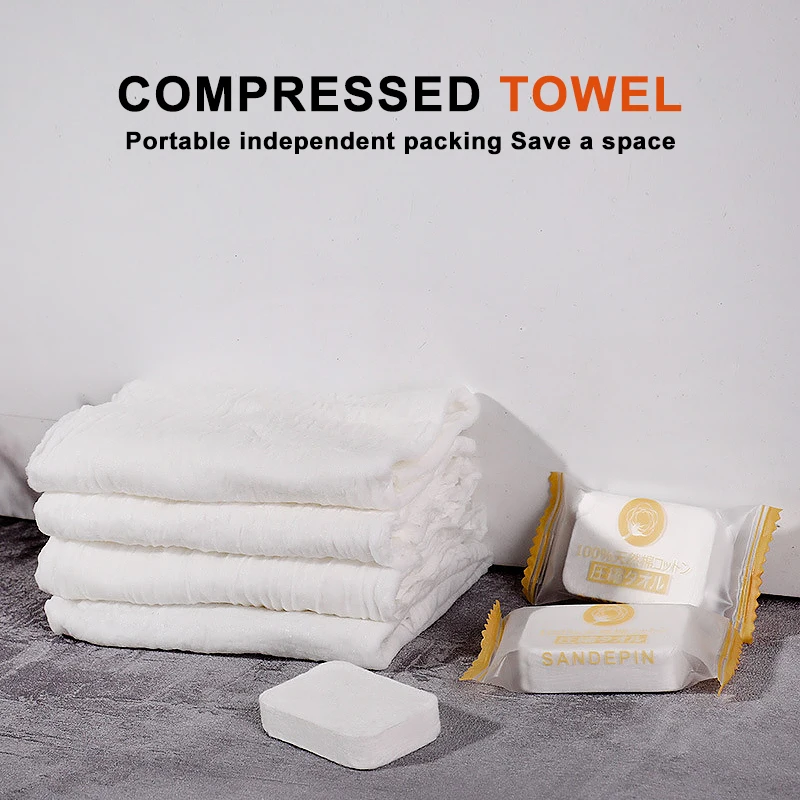 

10Pcs Disposable Compressed Towels Face Washcloth Mask Paper Face Skin Clean DIY Portable Camping Travel Makeup Tool
