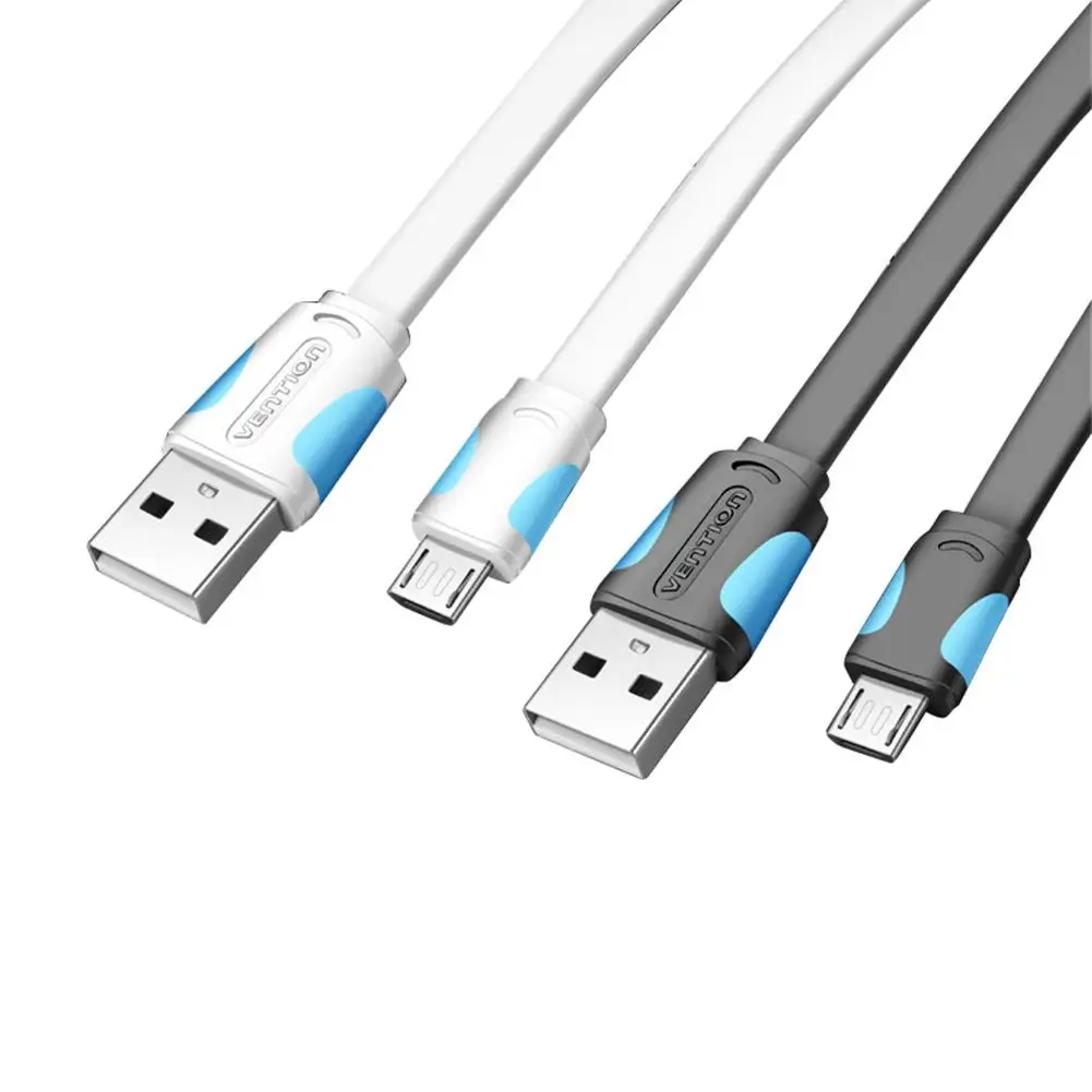 

USB Data Cable Charging Cable Extended High-efficiency High-speed 1/1.5/2 Meter Flat Line For Android Smartphones And Tablets