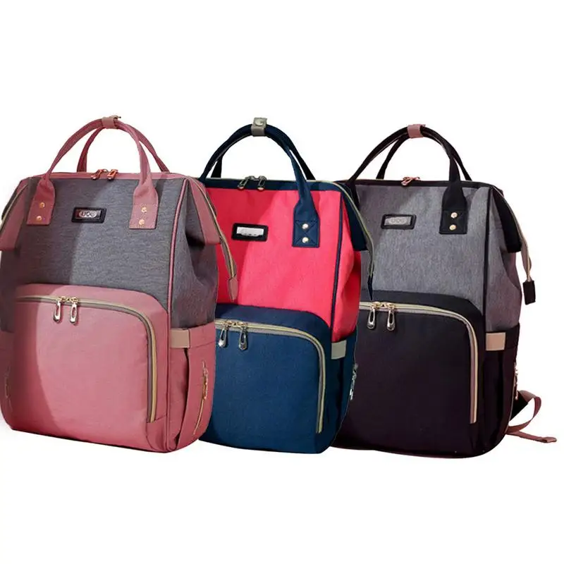 

Mummy Backpack Zipper Large Capacity Travel Maternity Bag Diaper Baby Bag Multifunctional Nursing Bag Backpack Baby Care