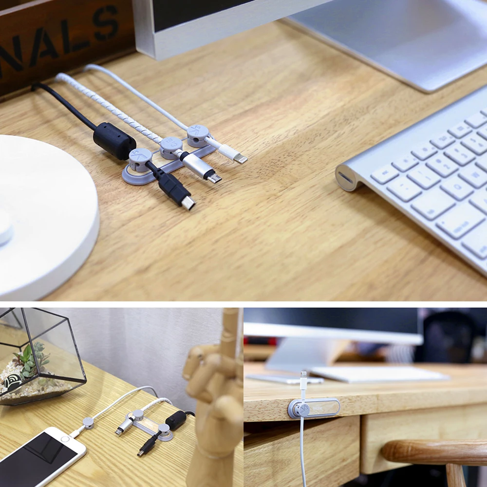 DISOUR Cable Organizer Magnetic Wire Winder Clip Earphone Cable Holder Mouse Cord Protector Power Cable Data Cable Management DISOUR Cable Organizer Magnetic Wire Winder Clip Earphone Cable Holder Mouse Cord Protector Power Cable Data Cable Management