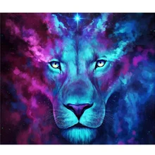Фото на заказ! Дрель Лев 5D алмазная DIY вышивка живопись набор вышивка крестиком Декор