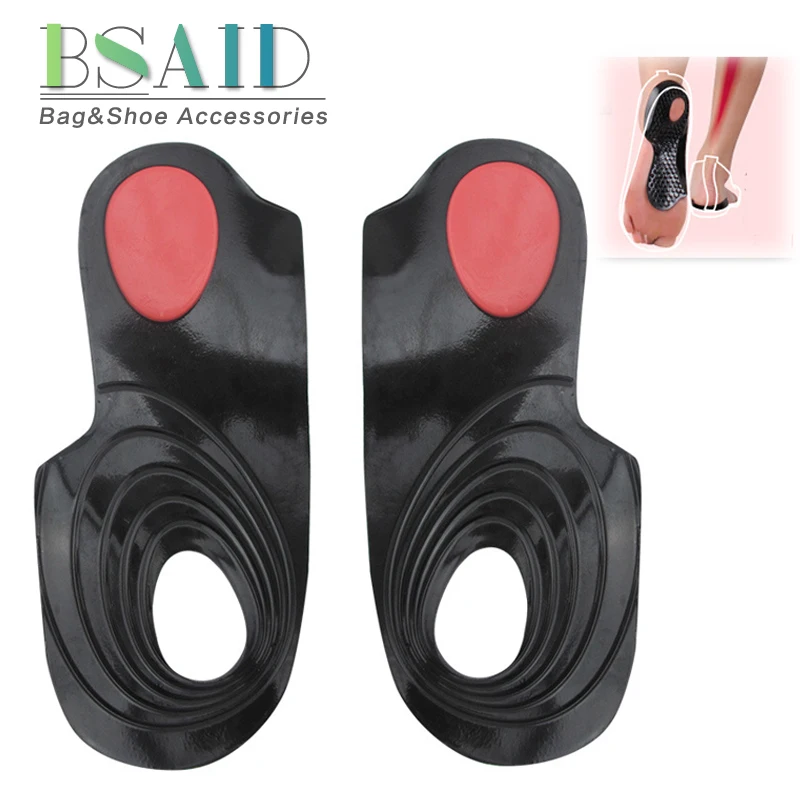 

BASID Arch Support Insole Shoe Pads Orthotic O-Shape Flat Foot, Sport Running Gel Insoles Inserts For Men Women Foot Care Unisex