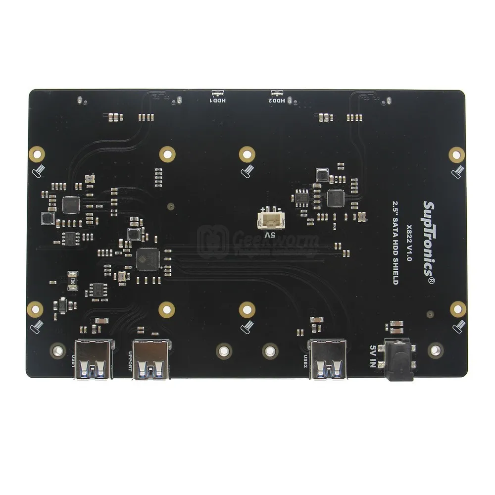 Raspberry Pi ROCK64 X822 Dual 2 5 &quotSATA HDD/SSD Shield USB 3 0 Плата расширения для Model B +