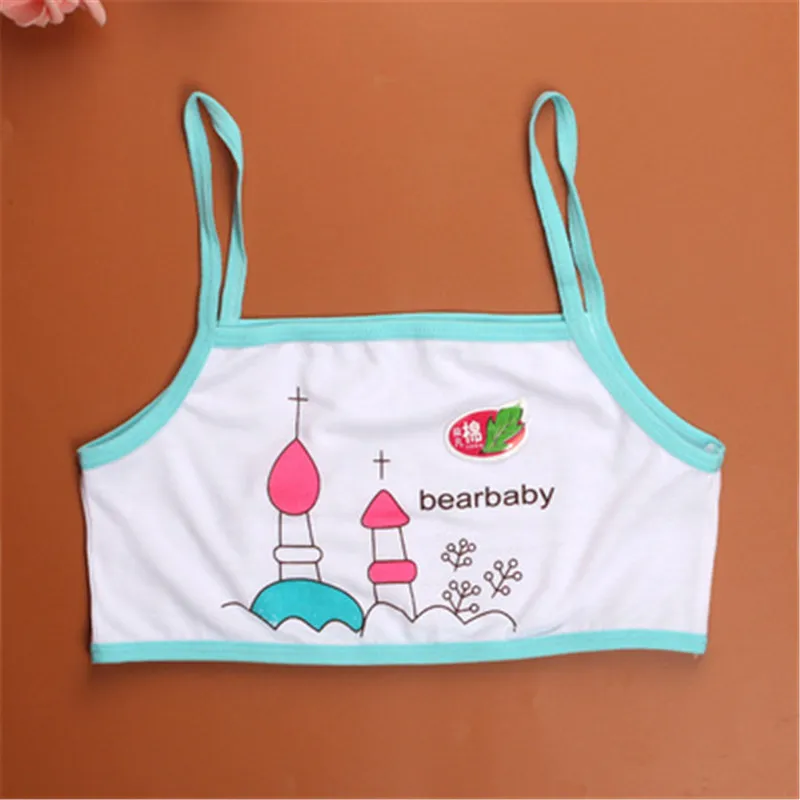 Хлопковые бюстгальтеры Camis нижнее белье для молодых девушек занятий спортом