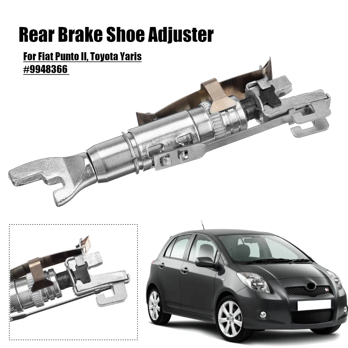 

Rear Brake Drum Shoe Shoes Adjuster 9948366 For Fiat Punto II for Toyota Yaris 1999-2003