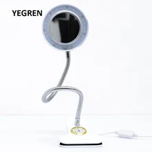 Best Price Clip Beauty Magnifying Glass Lamp Adjustable Brightness Cold Light Stainless Steel Hose Magnifier Clock USB Beauty Nail Tattoo Best Price Clip Beauty Magnifying Glass Lamp Adjustable Brightness Cold Light Stainless Steel Hose Magnifier Clock USB Beauty Nail Tattoo