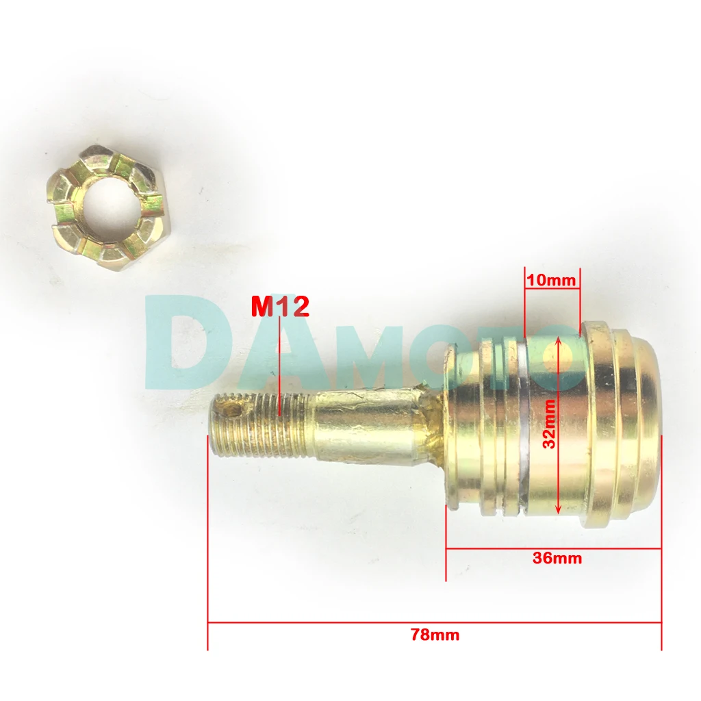 M12 болт галстук-бабочка шарнир ARM универсальный шарнир направляющий шарнир рокер конец спереди-разделительный рычаг 150cc 250cc васане 200 BS200S-7 BS-7 ATV Quad