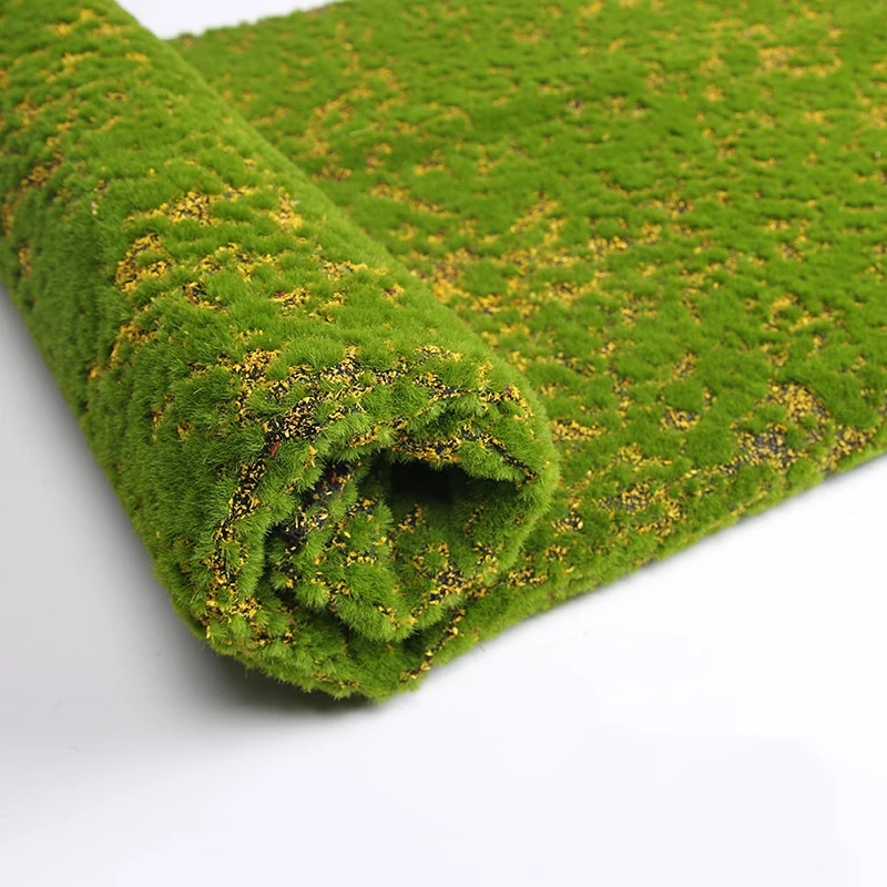 100*100cm Artificial Green Plant Wall Moss Turf Simulation Lawn Green