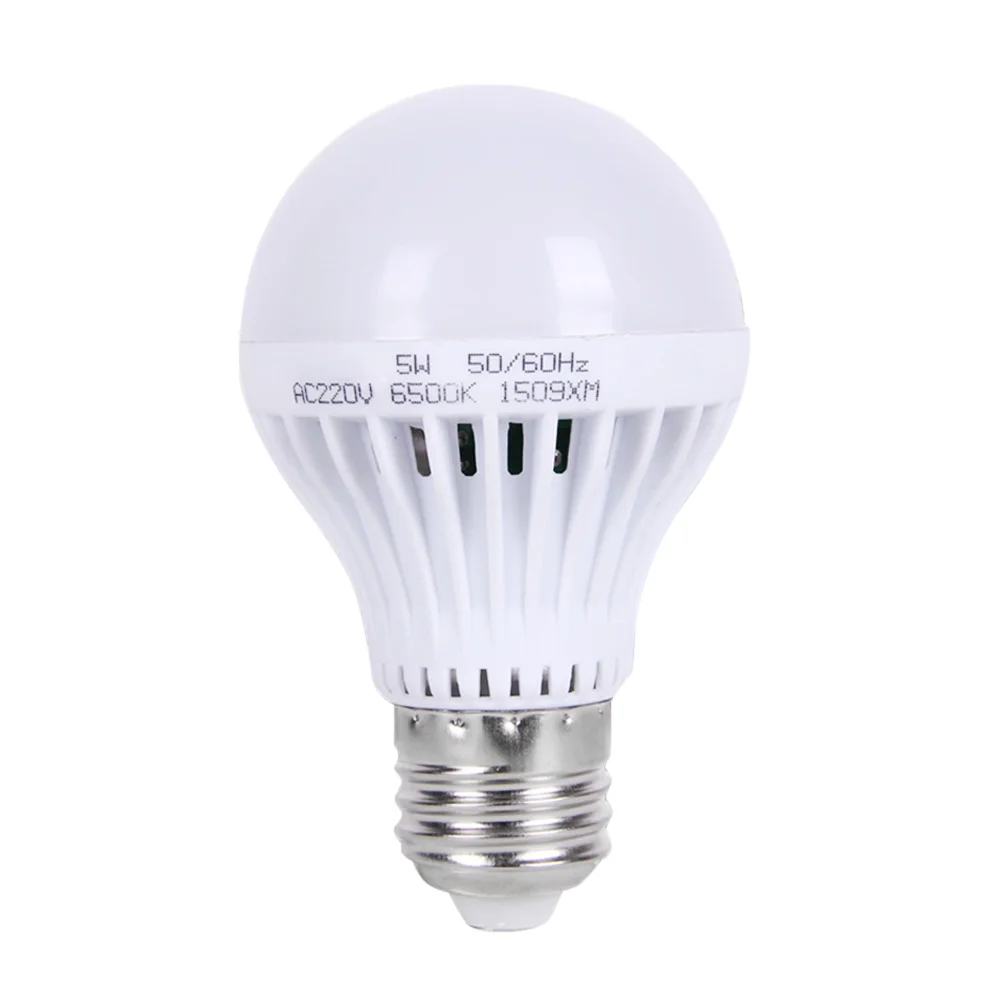 220V LED Bulbs Sound Sensor Bulbs E27 LED Lamps Sound Light Control Auto Turn on/off Night Lights Sensor Bulb