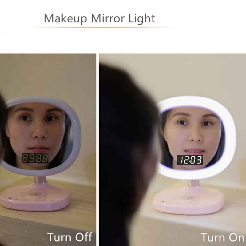 Многофункциональная лампа для макияжа Led Qi Pad зарядка беспроводной держатель