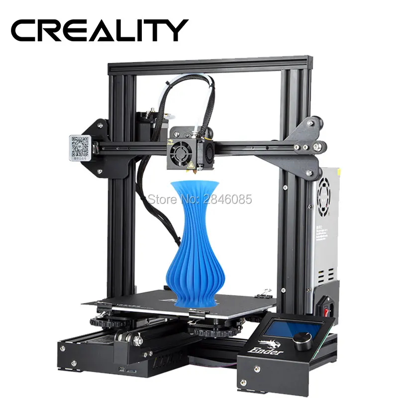 CREALITY 3D طابعة Ender-3/Ender-3X ترقية الزجاج المقسى اختياري ، v-فتحة استئناف الطاقة فشل الطباعة DIY كيت مرتع
