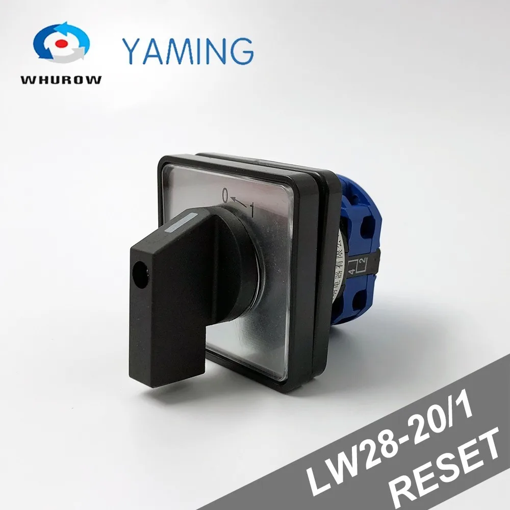 Сброс Cam Switch 1 уровень 2 положения 690V 20A 4 клеммы LW26series переключаемые поворотные