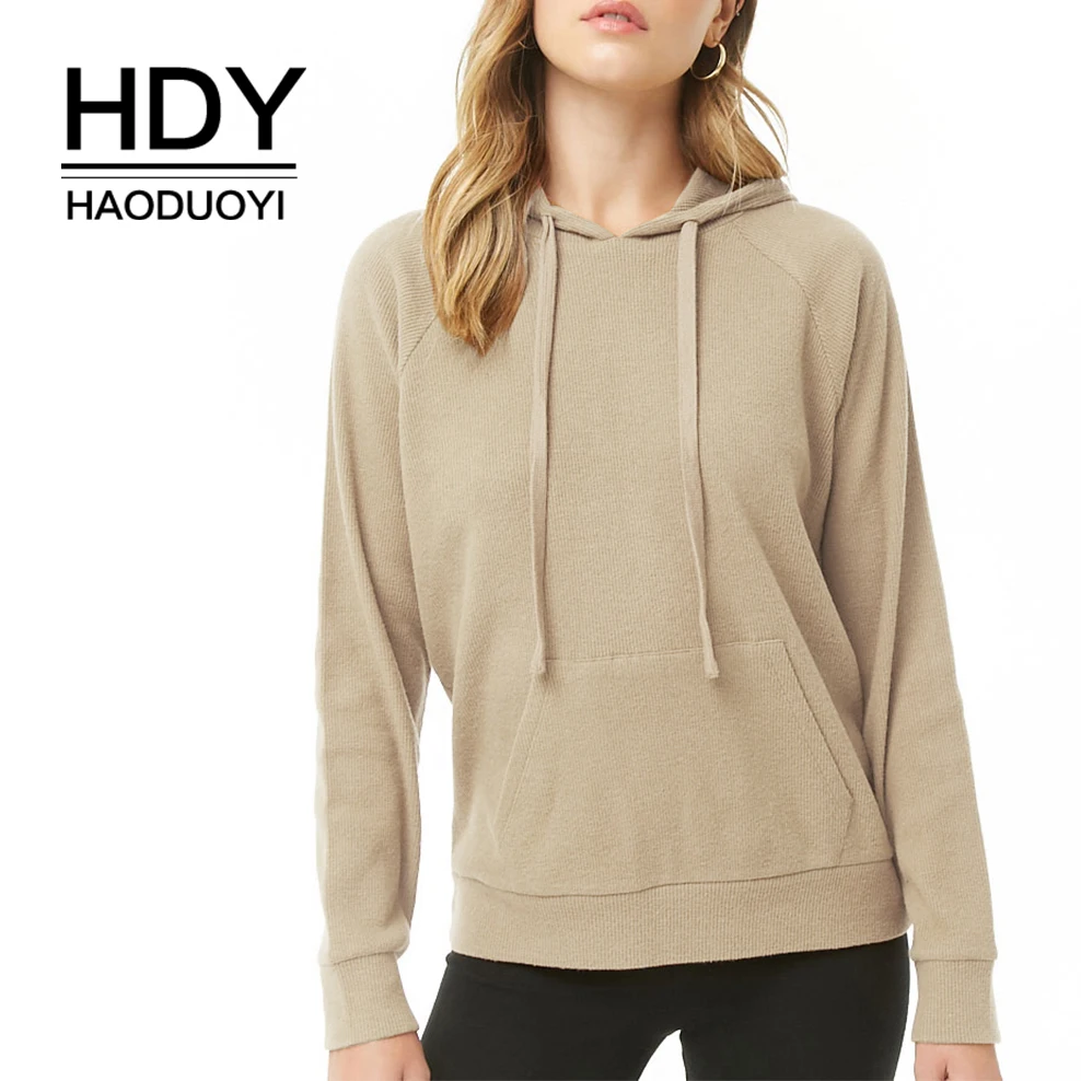 HDY Haoduoyi Hoodies Women 2019 Brand Female Long Sleeve