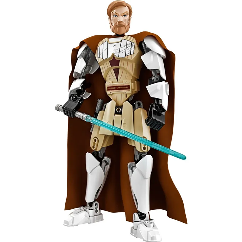 

Compatible Legoingly Star plants Wars Obi-Wan Kenobi Robot Model Building Blocks bricks Enlighten Figure Toys For Children gifts