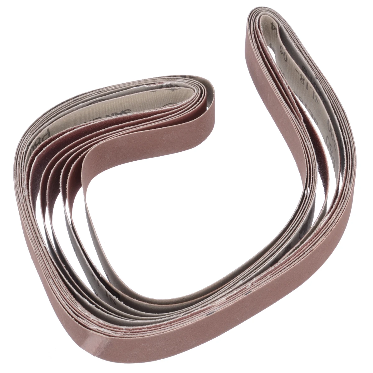 7pcs High performance Aluminium Oxide 80 150 240 320 400 600 1000 Grit Sander Files 2.5cm*106cm Sanding Belts Abrasive Tools