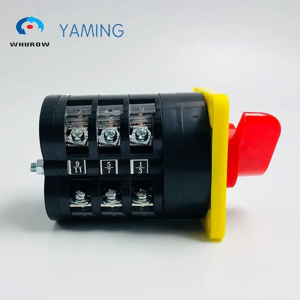 0 6 позиционный ручной Электрический поворотный переключатель 16A 660V 3 полюса