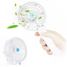 Портативный ручной вентилятор USB Перезаряжаемый складной портативный мини-вентилятор кулер 3 скорости регулируемый охлаждающий вентилятор для путешествий на открытом воздухе