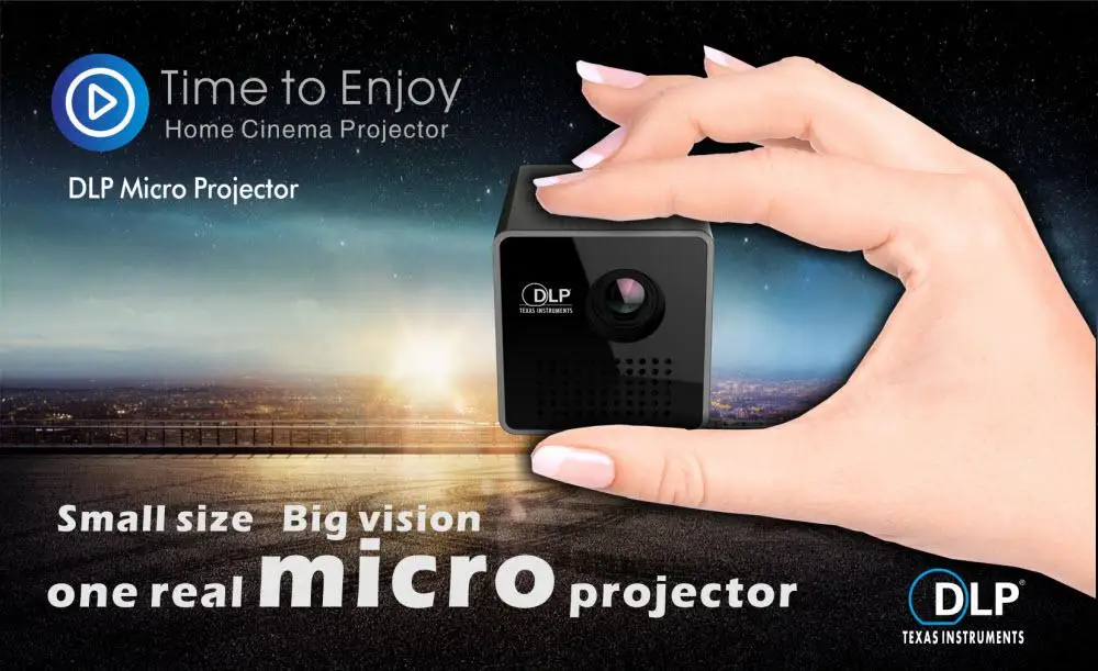 640*360 WIFI البسيطة أصغر حجم دعم Miracast DLNA جيب المنزل الفيلم led DLP جهاز عرض صغير Proyector متعاطي المخدرات العارض