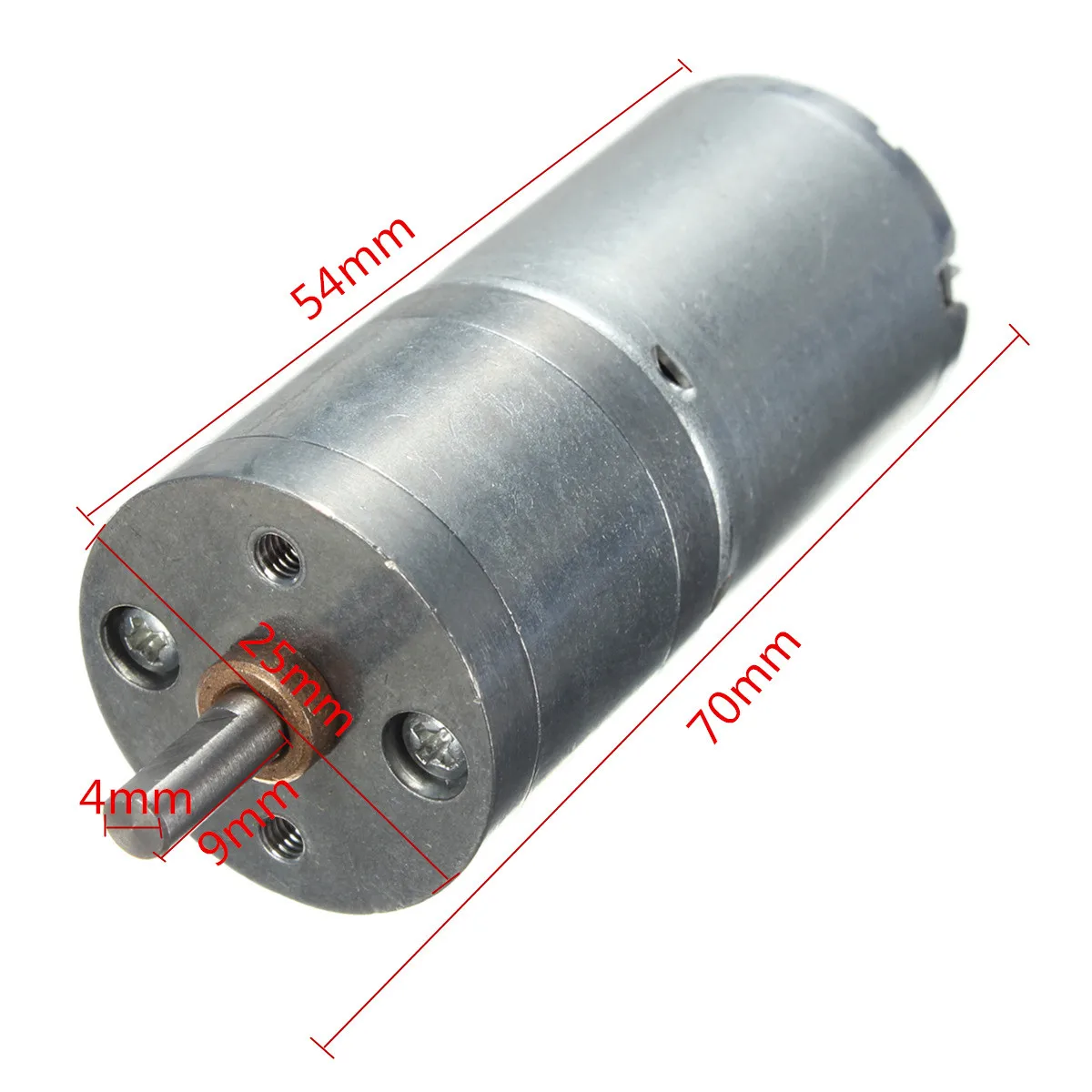 

DC12V 100RPM Powerful High Torque Gear Box Motor Speed Reduction DC Motor