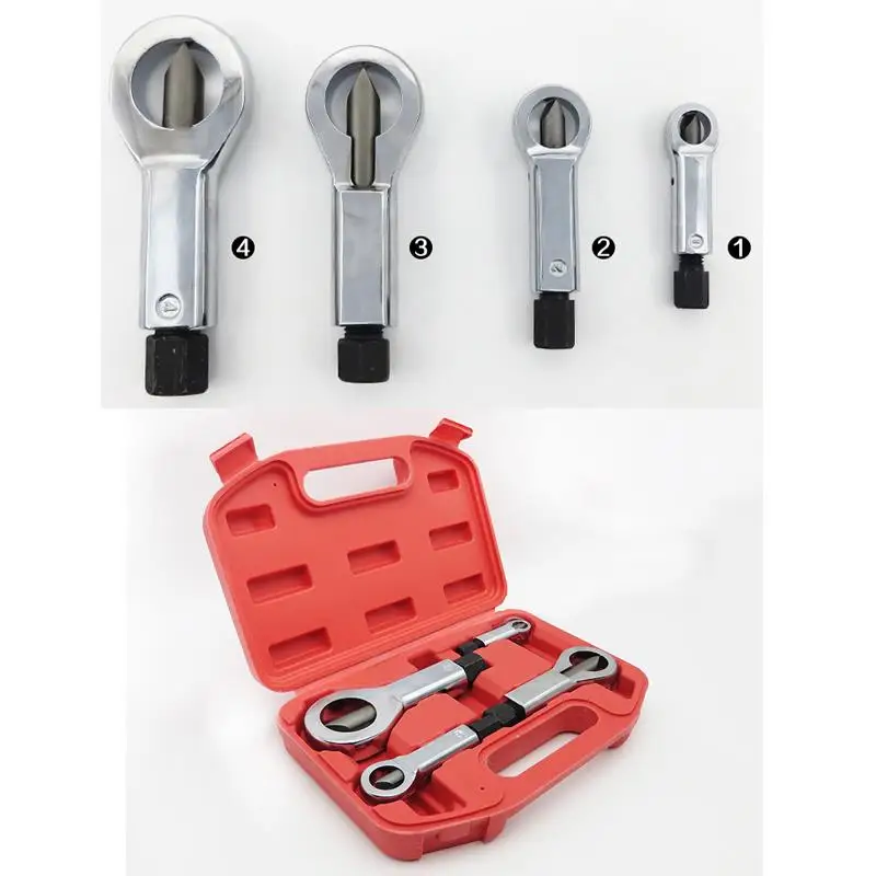 

Youool 1 Pcs Heavy Duty Rust Resistant Damaged Nut Splitter Remover Rusty Nut Splitter Spanner Remove Cutter Tool Steel Wrench