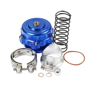 

50 MM Blue Car Auto Turbo Aluminum Blow off valve with flange V-band clamp