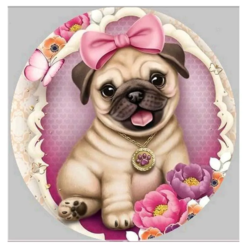 

5D DIY Diamond Painting Animal Dog Embroidery Patterns Cross Stitch diamond Rhinestone Home decor