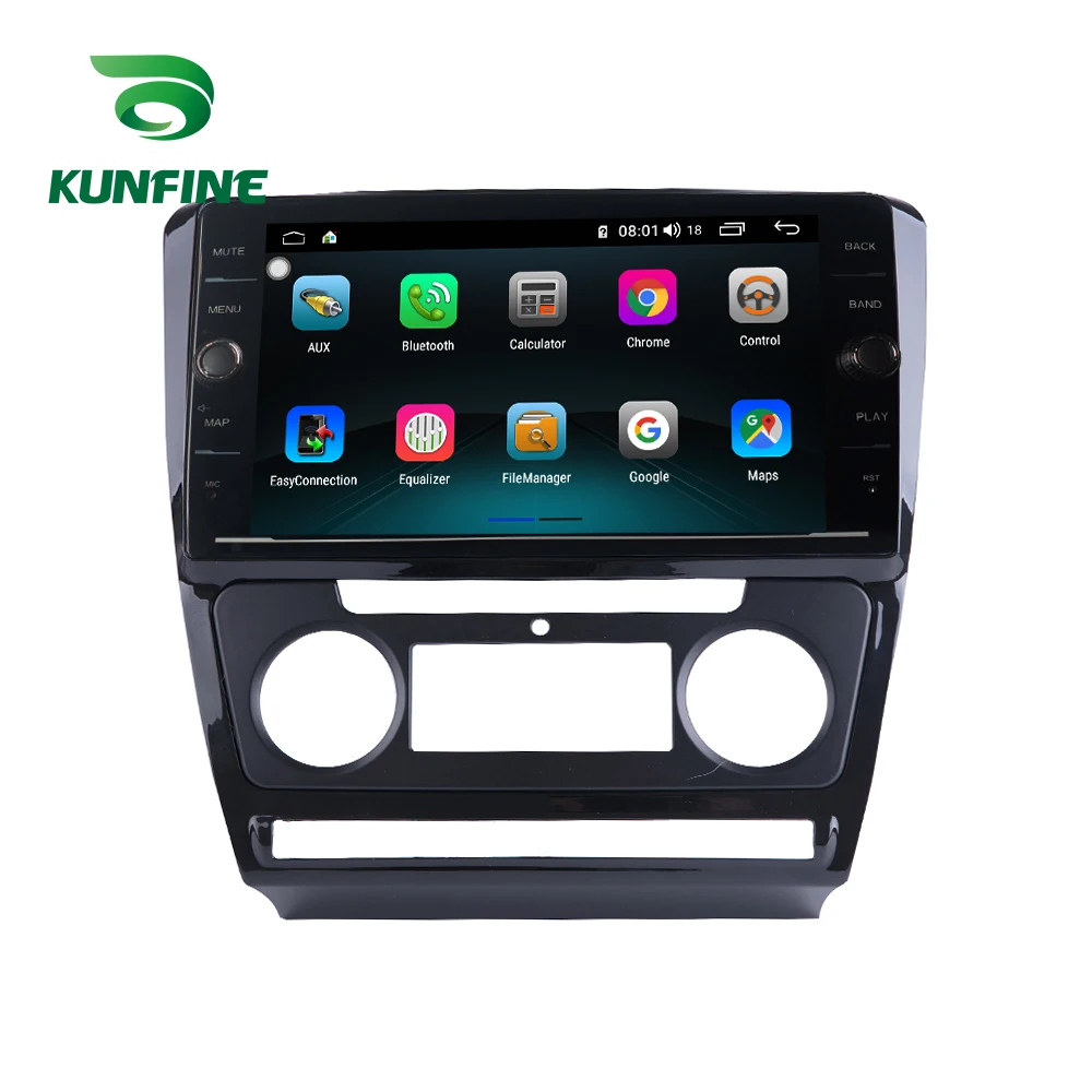 Cheap Octa Core 4GB RAM 64GB ROM Android 8.1 Car DVD GPS Player Deckless Car Stereo for Skoda Octavia 2007 2008 2009 2010 2011 2012 5
