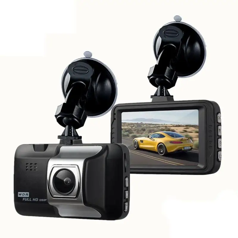 Dash Cam Car 1080P 3" HD 1080P Car Camera Driving Recorder 170 Wide Angle Dashboard Camera Car DVR Vehicle Dash Camera G-Sensor