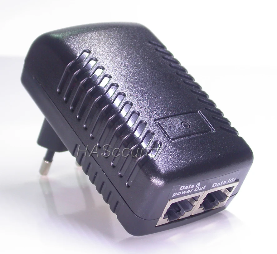 Инжектор питания POE для сетевой IP камеры вход AC100 240V/выход постоянного тока 48 В