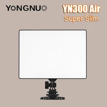 YONGNUO YN300 Air Pro ультратонкий Светодиодный светильник для видеокамеры YN300air 3200 K-5500 K для камер Canon Nikon sony Pentax Olympus DSLR