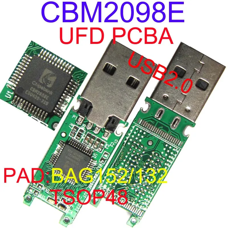 CBM2098E UFD PCBA USB флэш-накопитель USB2.0 TSOP48 & BGA152/132 колодки контроллер DIY наборы |