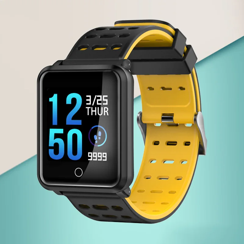 

New color screen smart sports bracelet multi-function large screen heart rate monitoring Bluetooth step-by-step sports bracelet