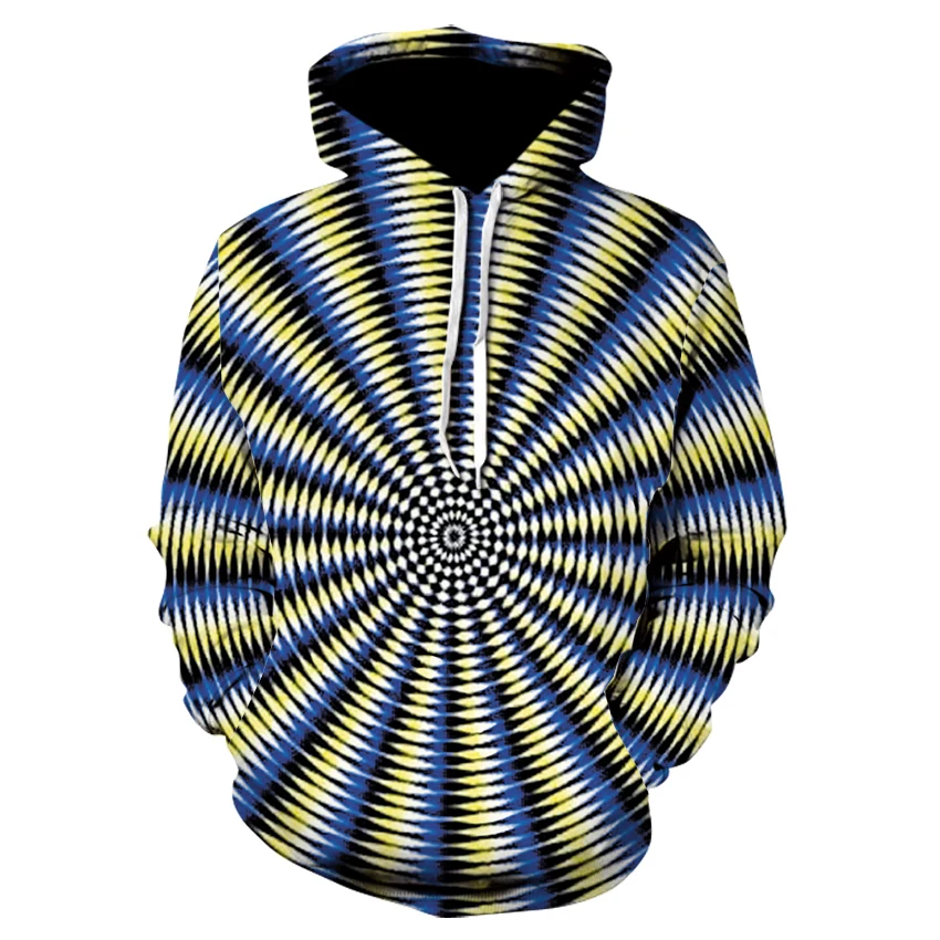 

2018 Fashion Hypnosis Vortex Hoodies Sweatshirt Women Men Plus Size 3d Hoodie Whirlpool Print Funny Hip Hop Tracksuit Streetwear