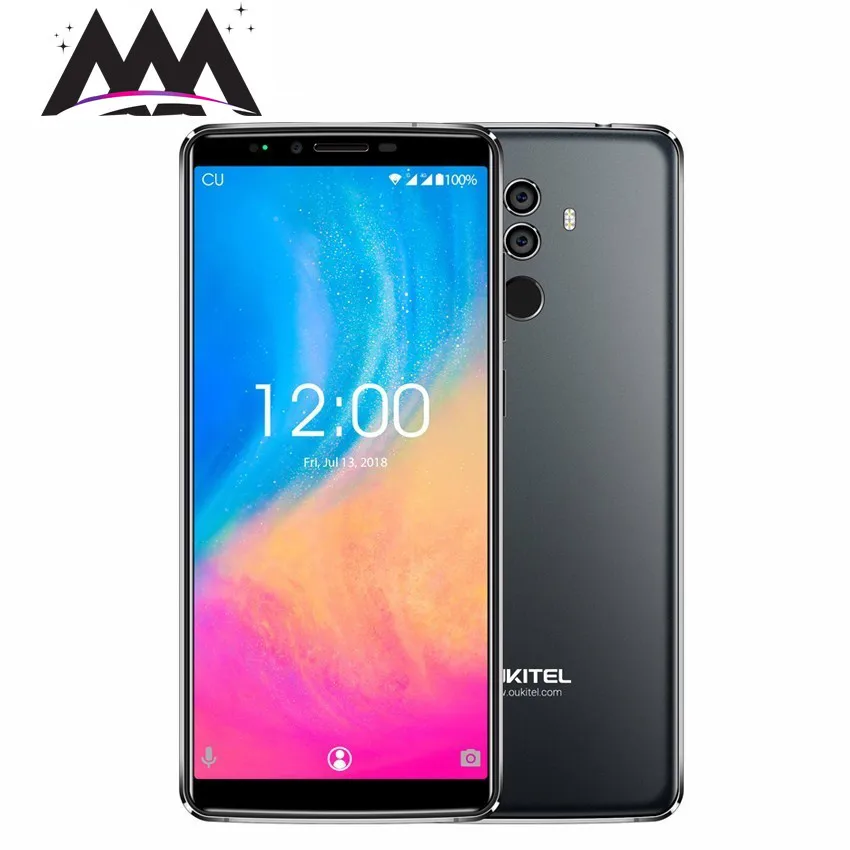 Oukitel K8 смартфон 4G 5000 мАч 6,0 ''HD 18:9 Дисплей Android 8,0 4G B + 6 4G B mt6750t восемь ядер 13MP + 5MP отпечатков пальцев мобильный телефон