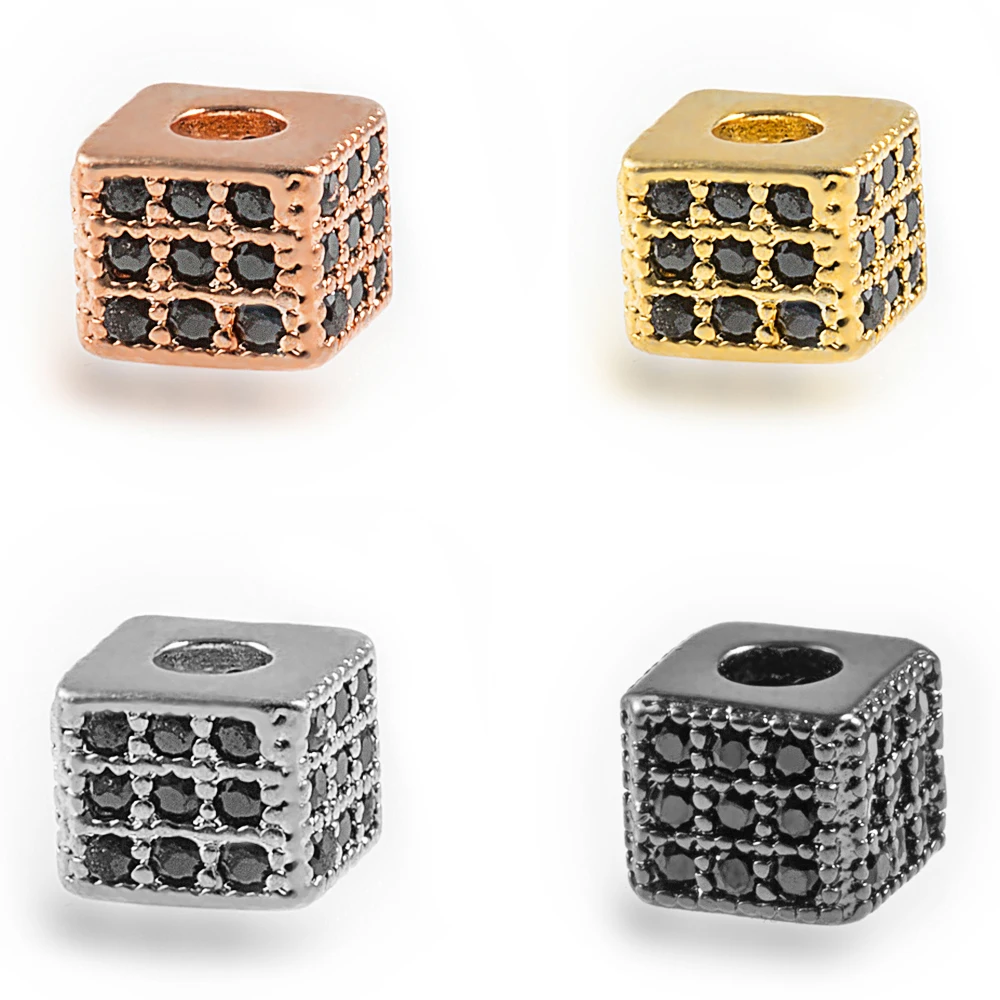 

Sexy Mom Bead Caps 5mm Metal Silver Gold Connectors Zinc Alloy Diy Accessories Square