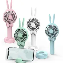 Летние мини-вентилятор с usb зарядкой палевый форма ручной настольный держатель для телефона вентилятор трехскоростной ветер вентилятор с регулируемой скоростью