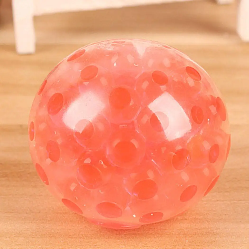 Squishy Bead стресс мяч сенсорные Squeeze Игрушка тревога помощи успокаивающий снять и