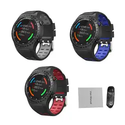 Горячие SMA-M1 gps спортивные Смарт часы для мужчин Bluetooth вызова Multi-Sports режим компасы высота Спорт на открытом воздухе Цвет экран SmartWatch