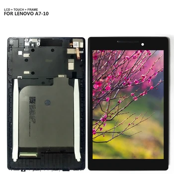 

For Lenovo Tab 2 A7-10 A7-10F A7-20 A7-20 Replacement LCD Display Touch Screen Glass Sensor Assembly with Frame