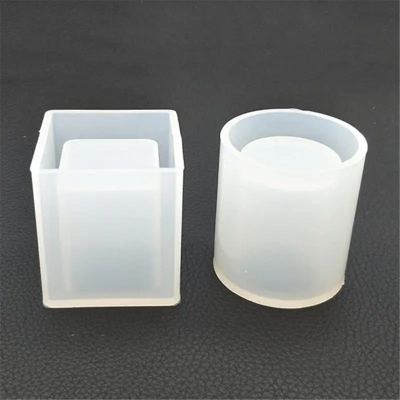 

Square Round Pen Holder Mould Nordic Style Geometric Epoxy Dry Flower Resin Decoration Craft Ornament Set Food Grade Silicone