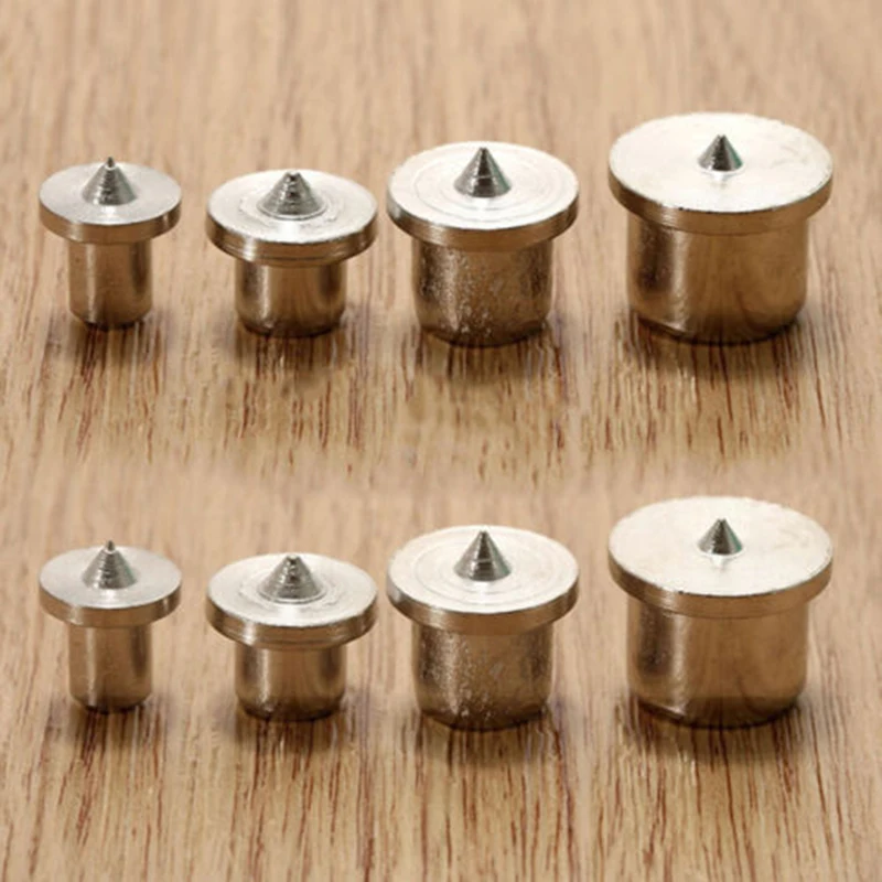 

4pcs Furniture Woodworking Tenon Pin Locator Wood Center Punch Position Wooden Dowel